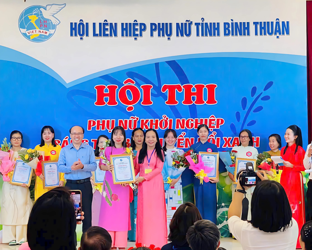 Founder & CEO: Đoàn Kiều Vân tại Hội thi Phụ nữ khởi nghiệp tỉnh Bình Thuận