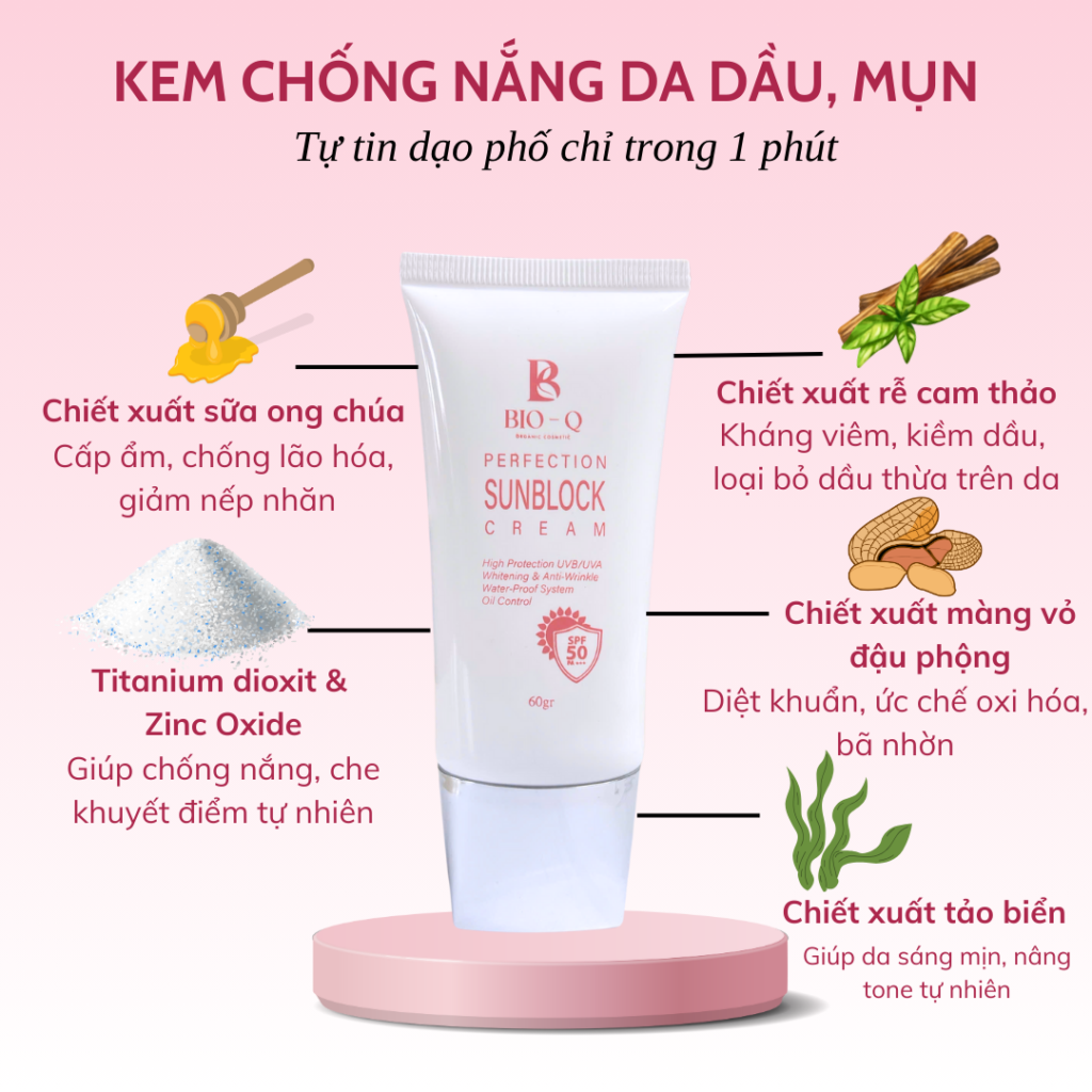 Kem chống nắng BIO-Q