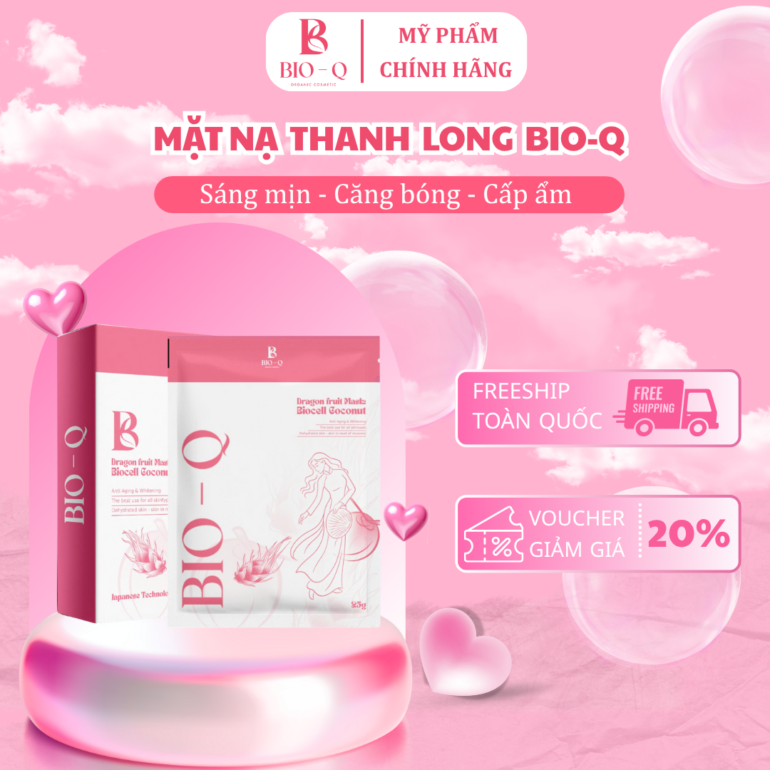Mặt nạ dừa vỏ thanh long BIO-Q