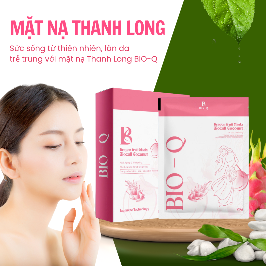 MẶT NẠ DỪA BIOCELL VÀ VỎ THANH LONG BIO-Q - Hình ảnh 4