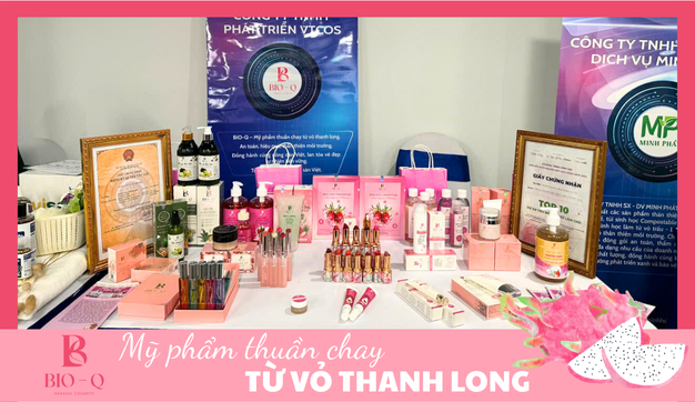 Gian hàng mỹ phẩm thuần chay BIO-Q tại sự kiện 