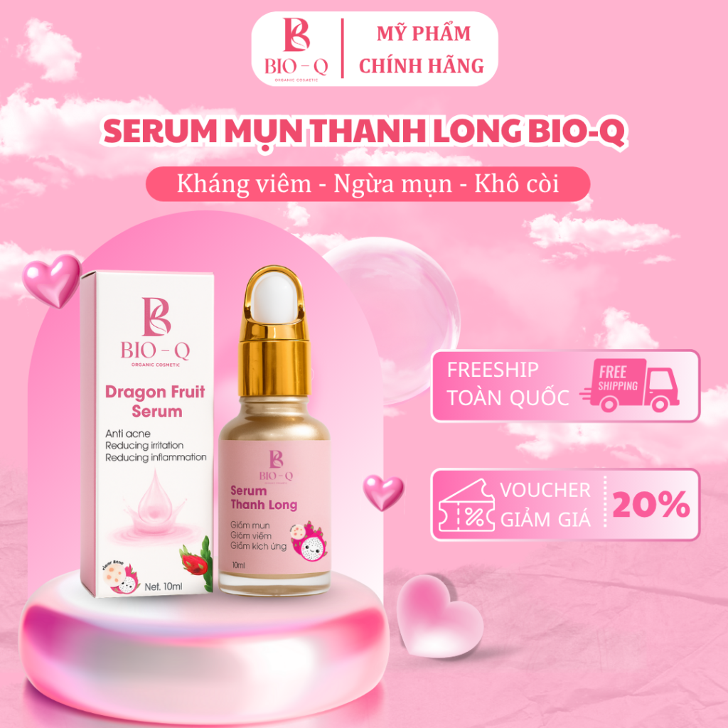 Serum mụn thanh long BIO-Q
