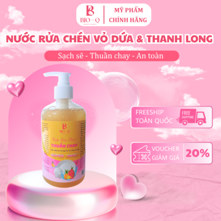 Nước rửa chén vỏ dứa và thanh long