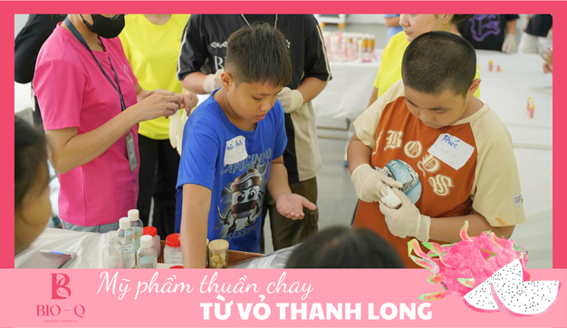 Các bé tham gia workshop là son do BIO-Q và Viking Việt Nam